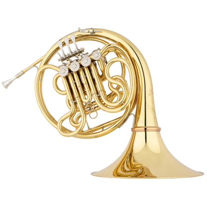 S.E. Shires SHR210-U Custom Knopf Wrap Double French Horn in Unlacquered Brass