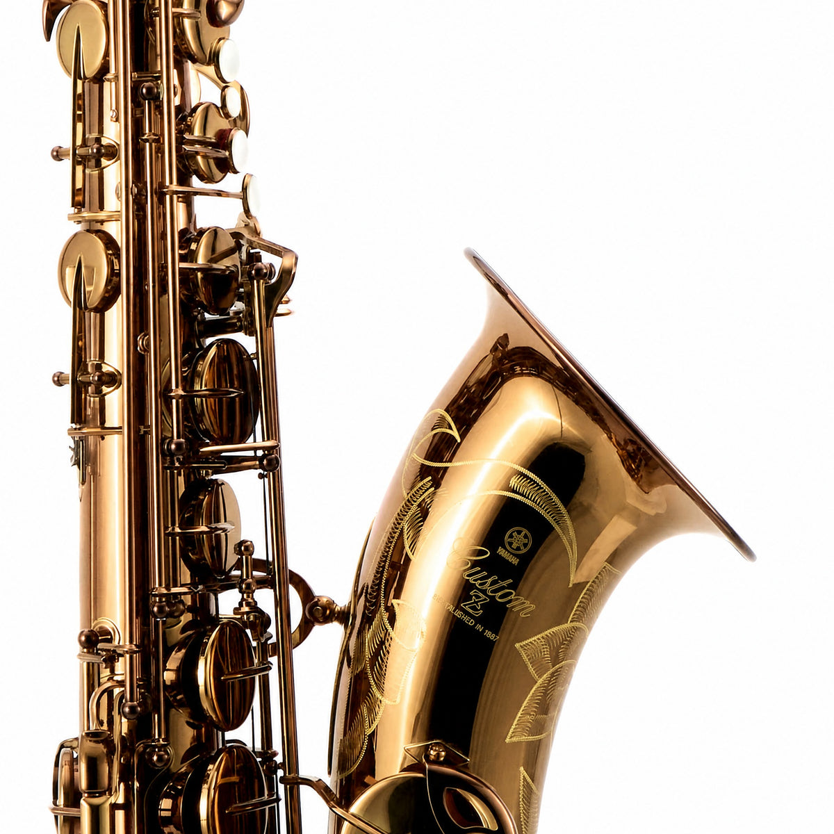 Yamaha YTS-82ZA 'Custom Z' Tenor Saxophone in Amber Lacquer