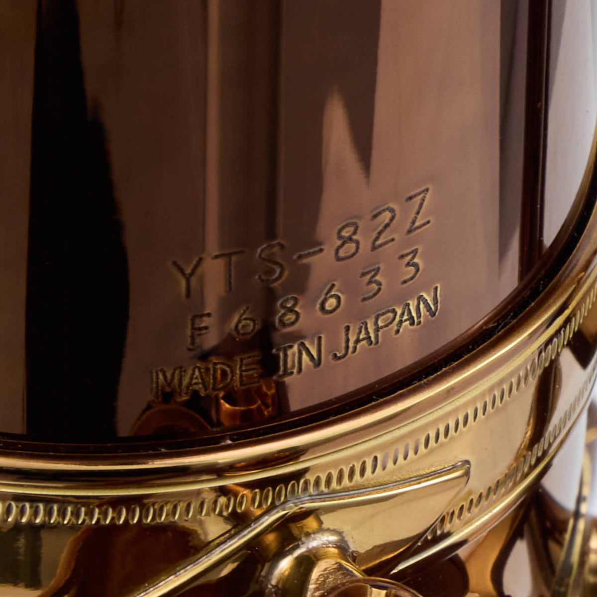 Yamaha YTS-82ZA 'Custom Z' Tenor Saxophone in Amber Lacquer