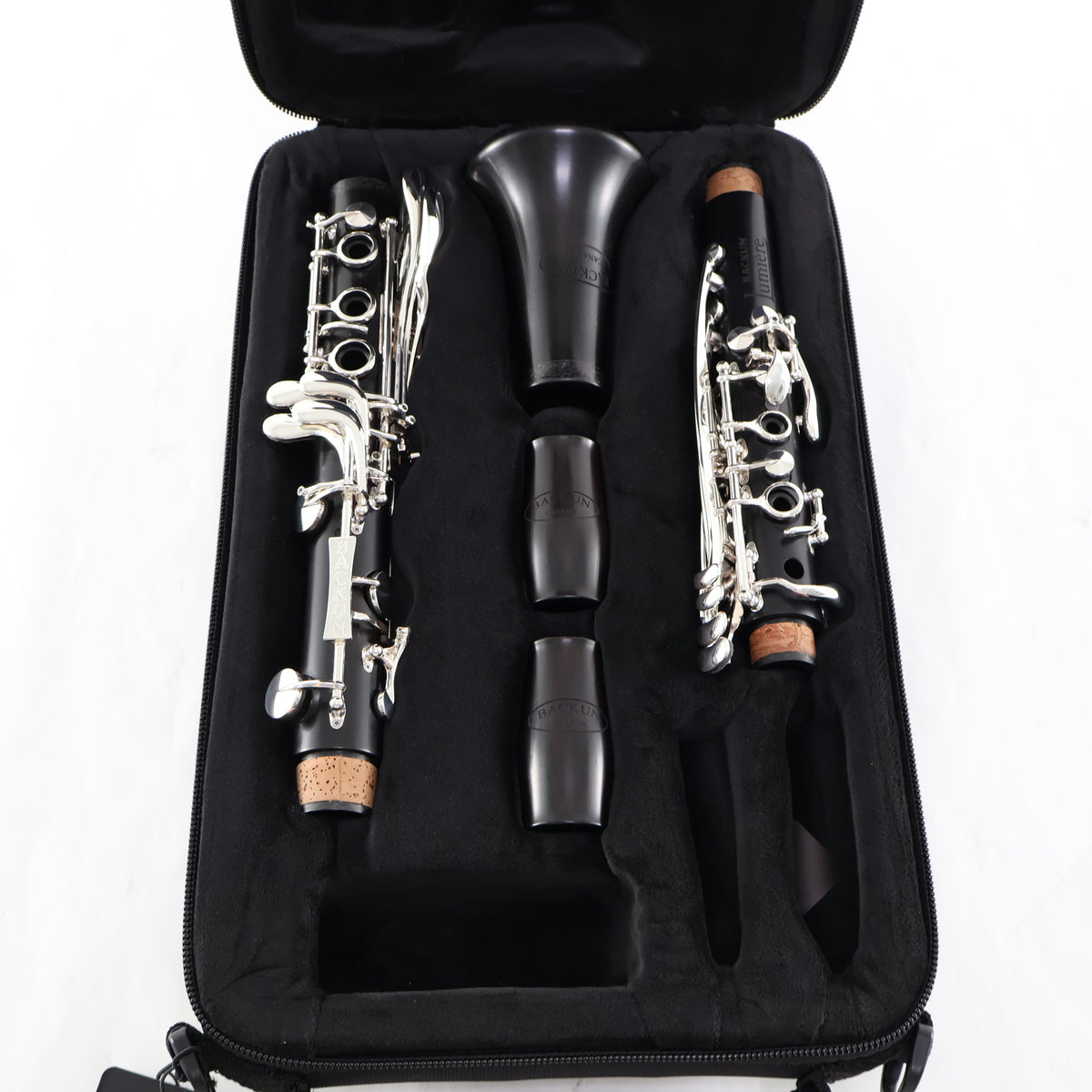 Backun BCLBLUMG-SK 'Lumiere' Custom Bb Clarinet in Grenadilla