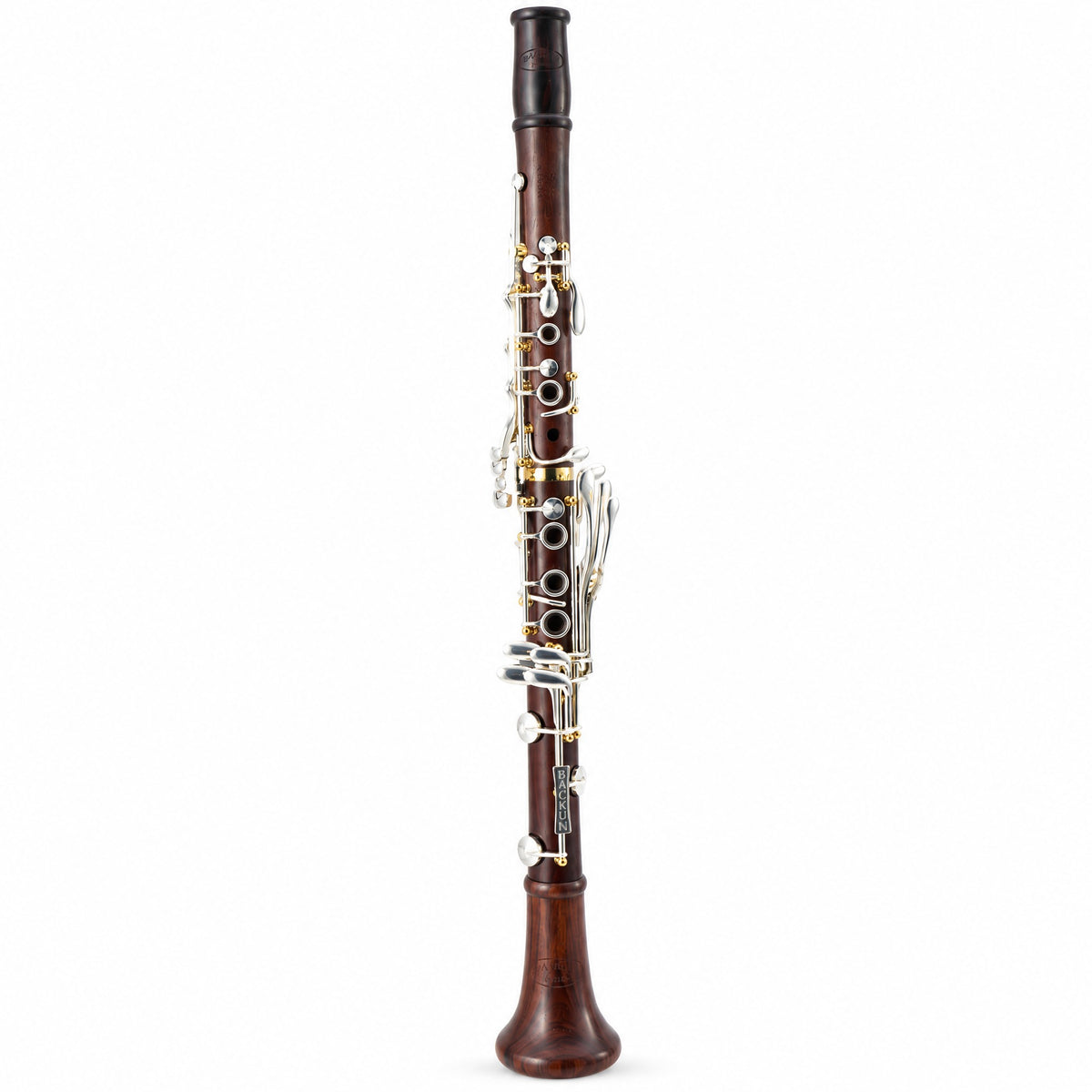 Backun BCLBPROTC-SKGE Protégé Bb Clarinet in Cocobolo - Silver Keys, Gold Posts, Left Eb Key