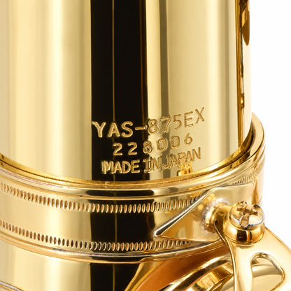 Yamaha YAS-875EX 'Custom EX' Professional Alto Saxophone in Gold Lacquer SN 228006