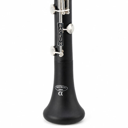 Backun BCLBALPHA-SKE 'Alpha' Student Bb Clarinet with Silver Keys, Left Eb Key