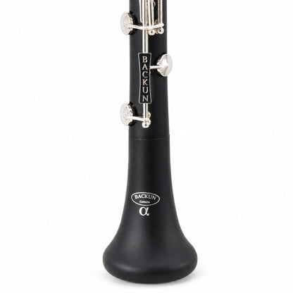 Backun BCLBALPHA-SKE 'Alpha' Student Bb Clarinet with Silver Keys, Left Eb Key