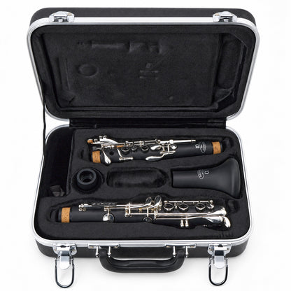 Backun BCLBALPHA-SKE 'Alpha' Student Bb Clarinet with Silver Keys, Left Eb Key