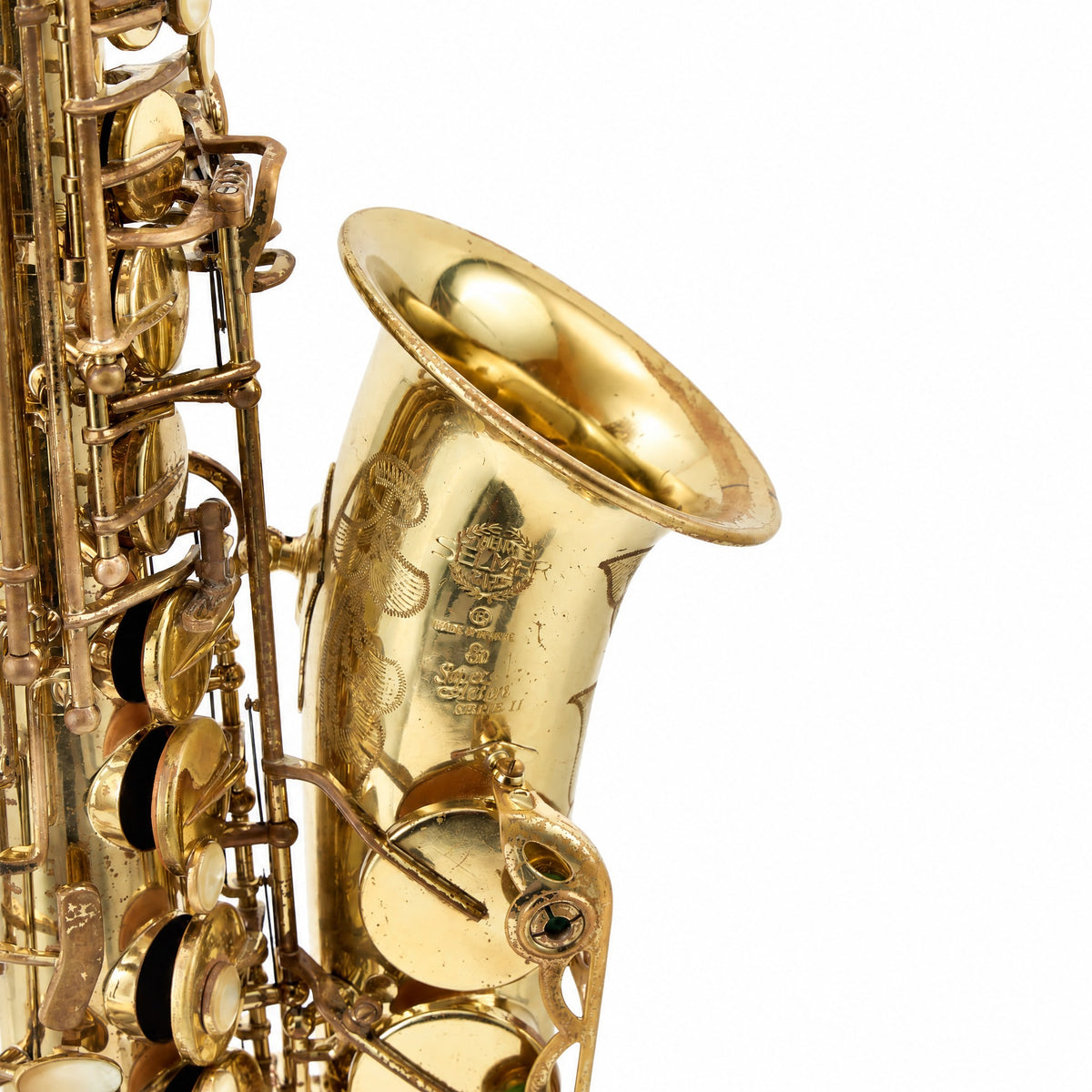 Selmer Paris Super Action 80 Series II Alto Saxophone in Gold Lacquer
