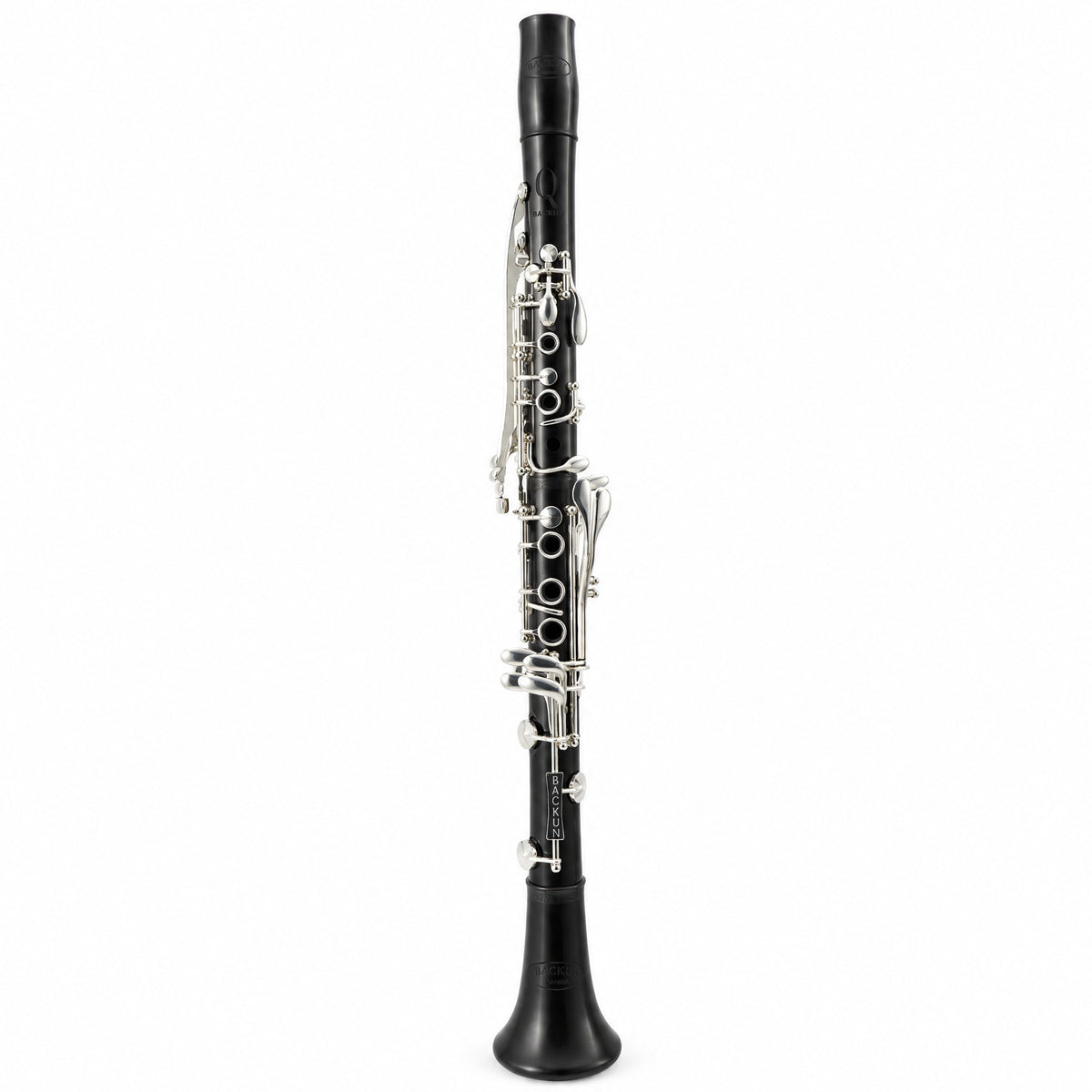 Backun BCLBQG-SK Q-Series Professional Bb Clarinet in Grenadilla with Silver Keys