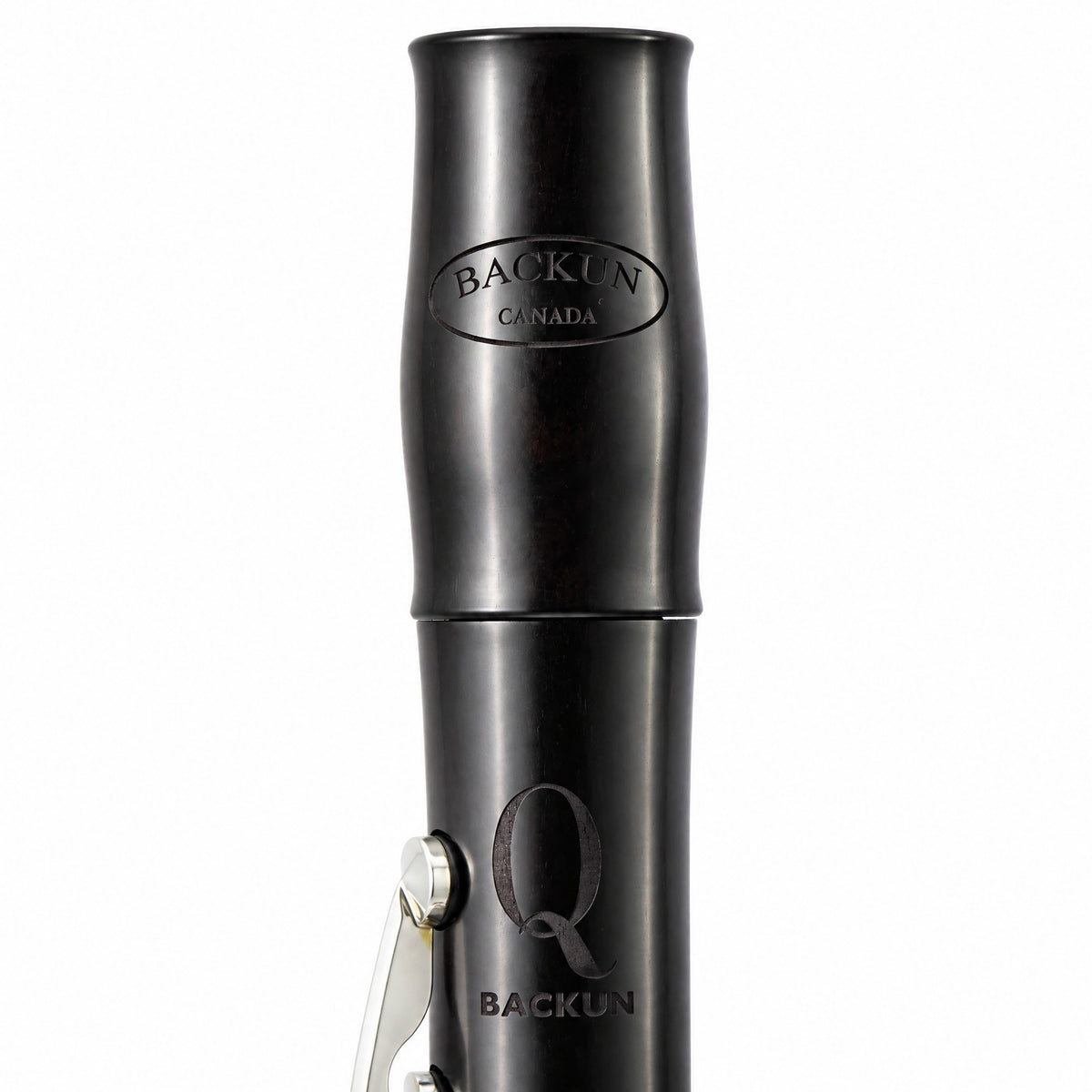 Backun BCLBQG-SK Q-Series Professional Bb Clarinet in Grenadilla with Silver Keys