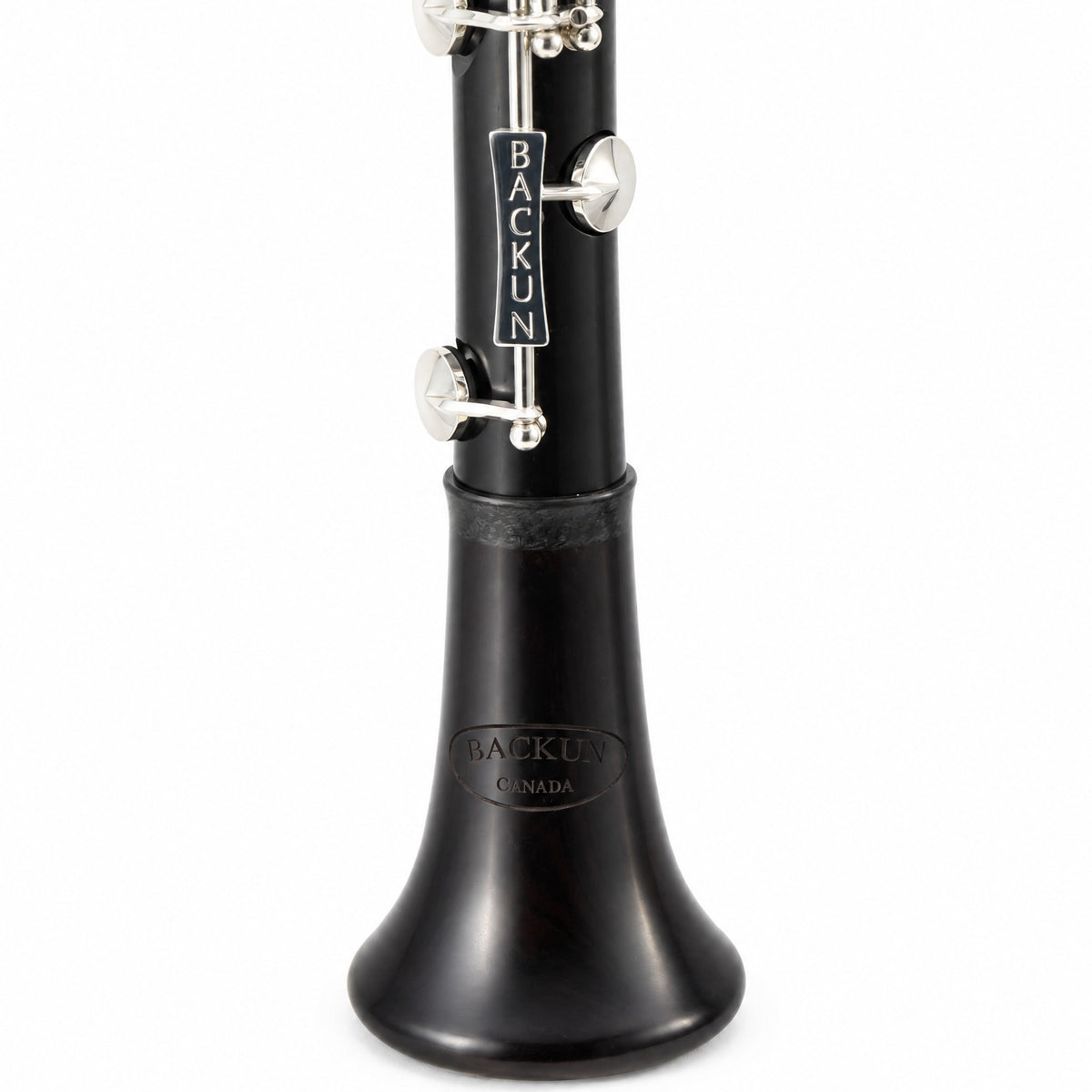 Backun BCLBQG-SK Q-Series Professional Bb Clarinet in Grenadilla with Silver Keys