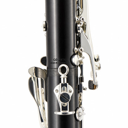 Backun BCLBQG-SK Q-Series Professional Bb Clarinet in Grenadilla with Silver Keys