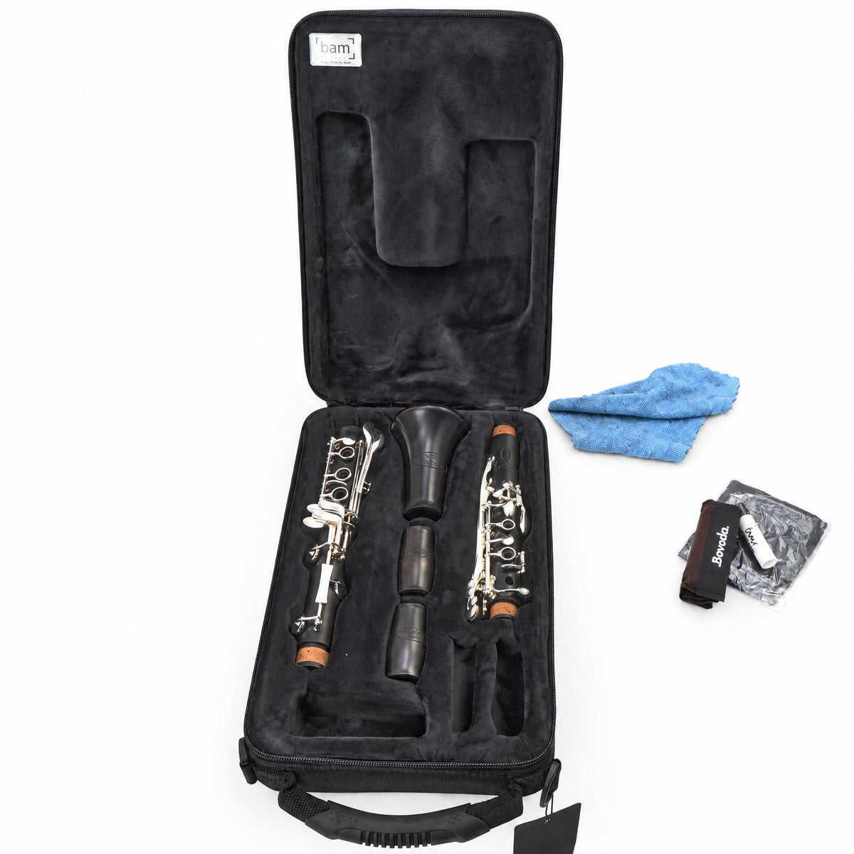 Backun BCLBQG-SK Q-Series Professional Bb Clarinet in Grenadilla with Silver Keys
