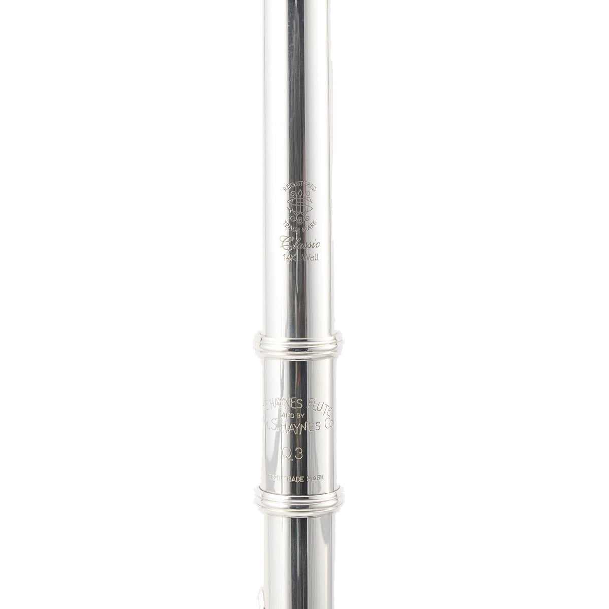 William S. Haynes Q3 Handmade Concert Flute in Sterling Silver
