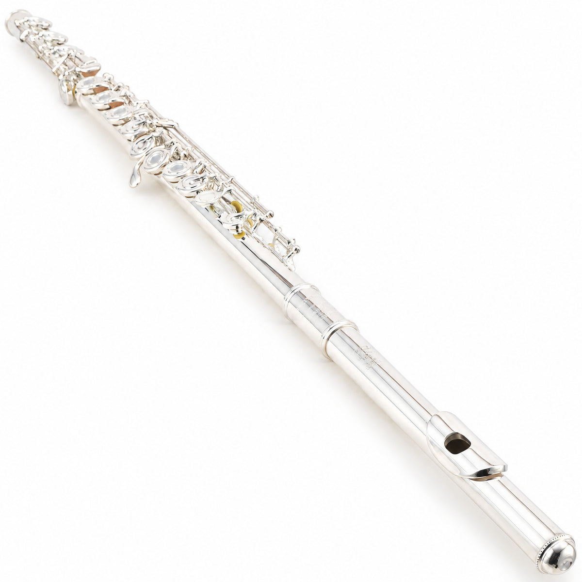 William S. Haynes AF680SE-BO C# 'Amadeus' Flute in Silver Plate