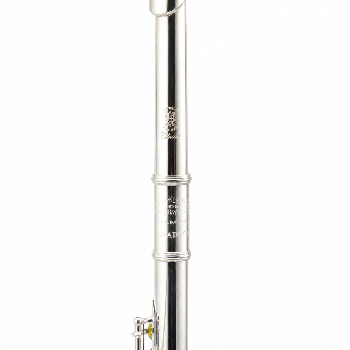 William S. Haynes AF680SE-BO C# 'Amadeus' Flute in Silver Plate
