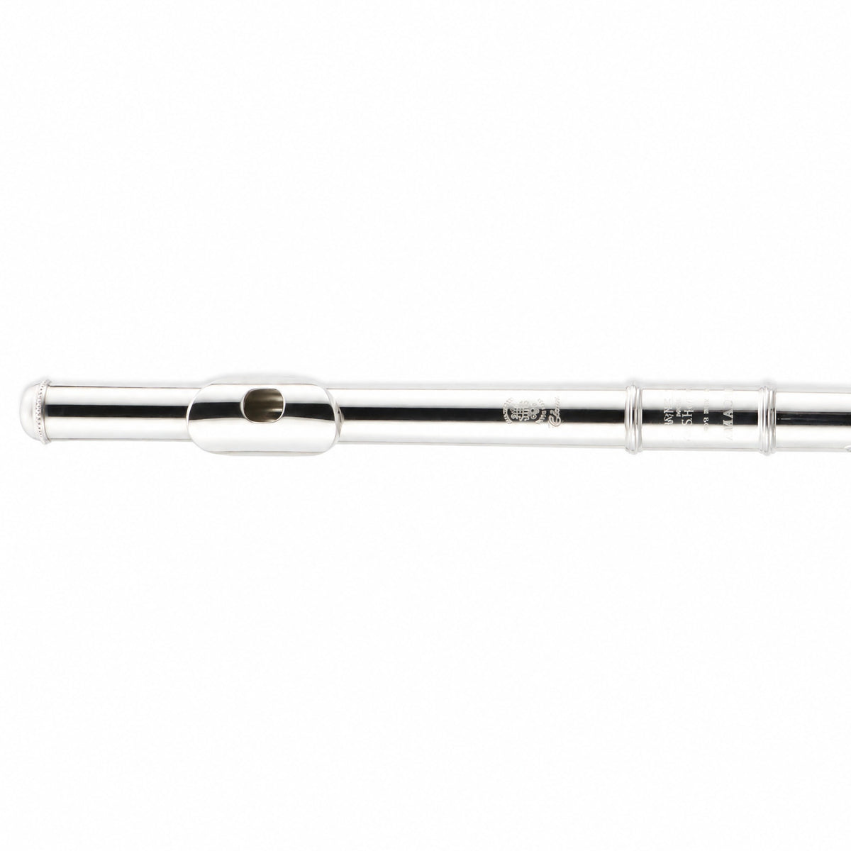William S. Haynes AF680SE-BO C# 'Amadeus' Flute in Silver Plate