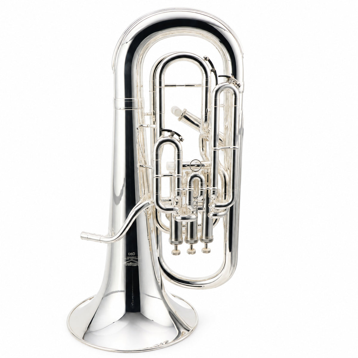 Willson Q90S Q-Series Professional Bb Euphonium in Silver Plate