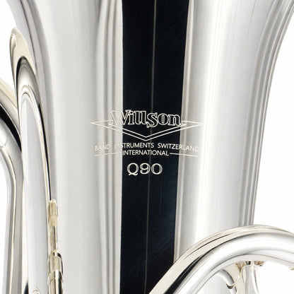Willson Q90S Q-Series Professional Bb Euphonium in Silver Plate