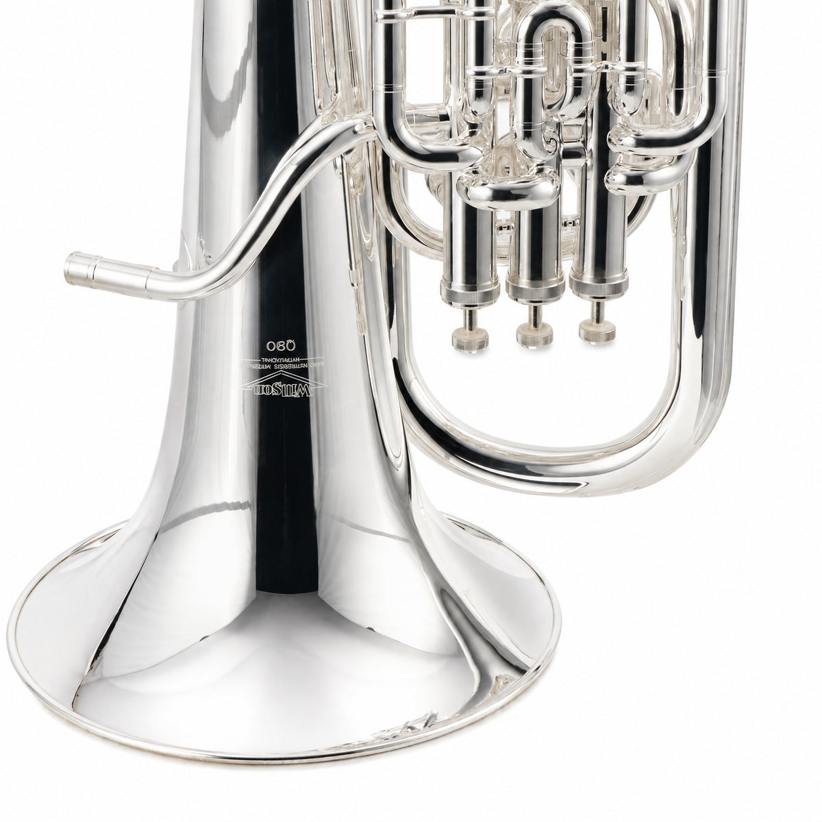 Willson Q90S Q-Series Professional Bb Euphonium in Silver Plate