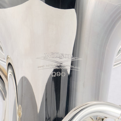 Willson Q90S Q-Series Professional Compensating Euphonium in Silver Plate