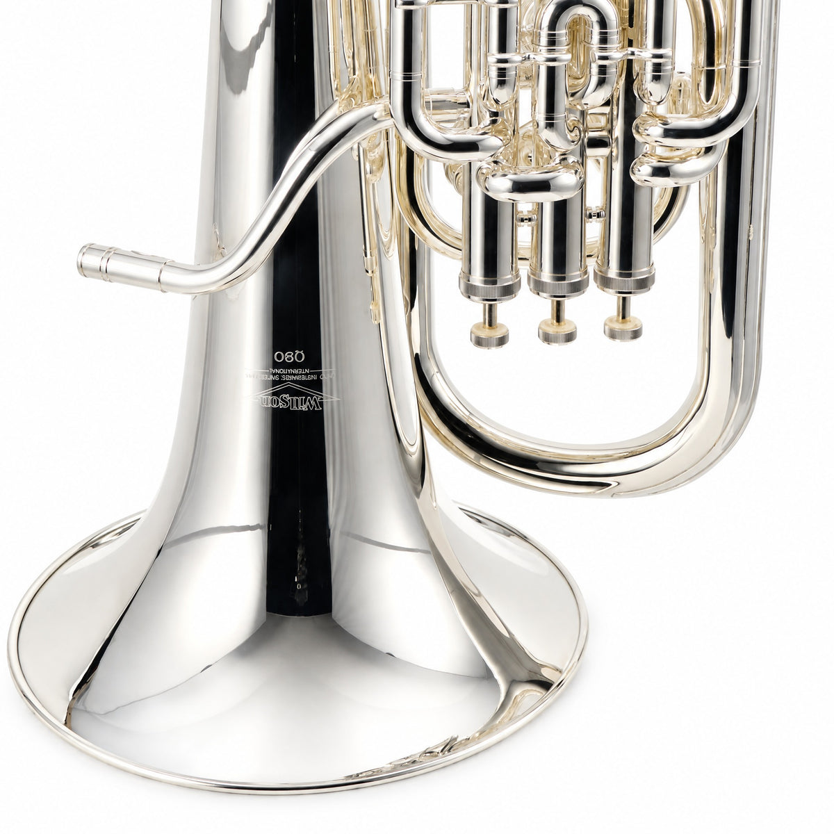 Willson Q90S Q-Series Professional Compensating Euphonium in Silver Plate
