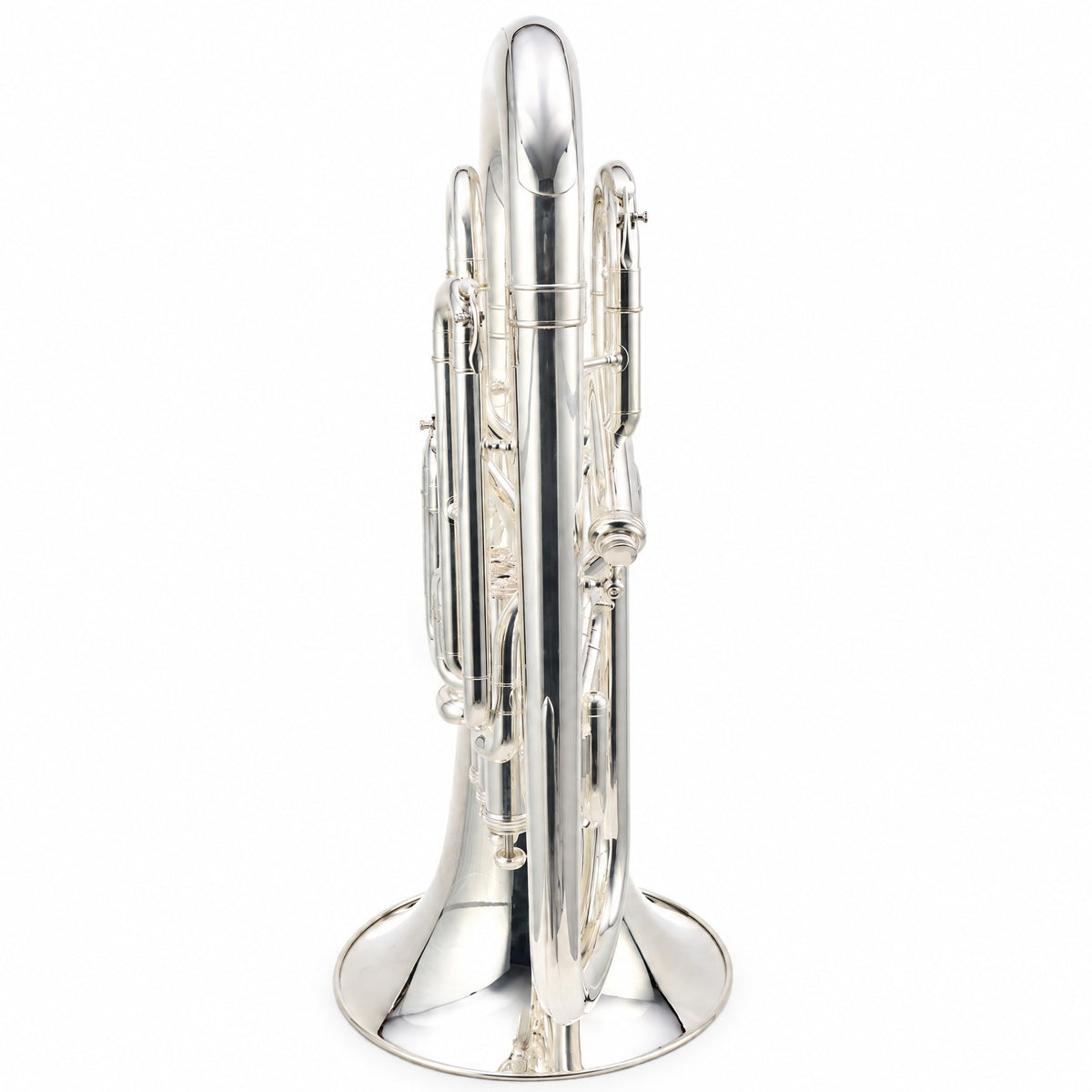S.E. Shires Q41S Q-Series Professional Bb Compensating Euphonium in Silver Plate