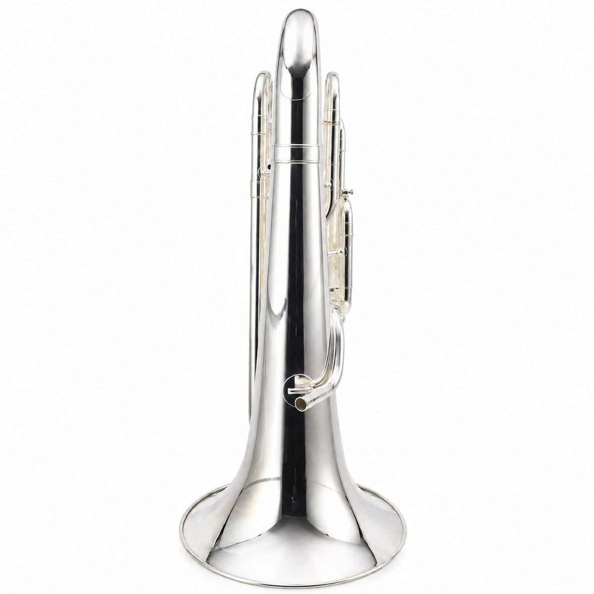 S.E. Shires Q41S Q-Series Professional Bb Compensating Euphonium in Silver Plate