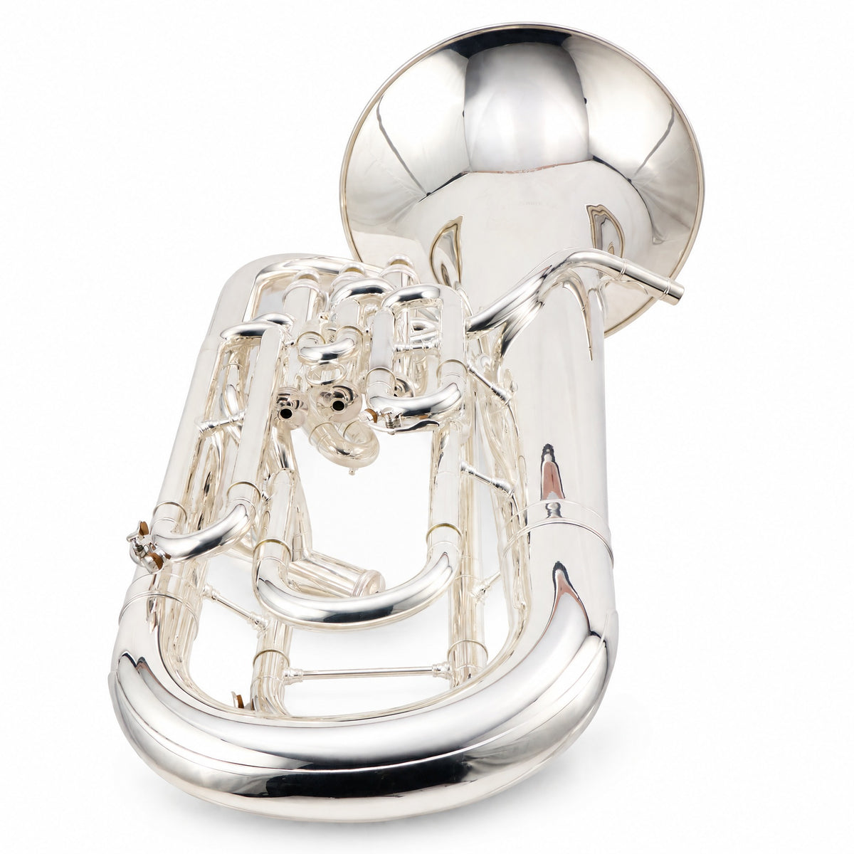 S.E. Shires Q41S Q-Series Professional Bb Compensating Euphonium in Silver Plate