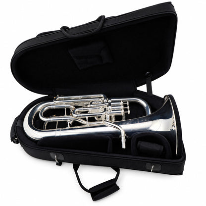 S.E. Shires Q41S Q-Series Professional Bb Compensating Euphonium in Silver Plate