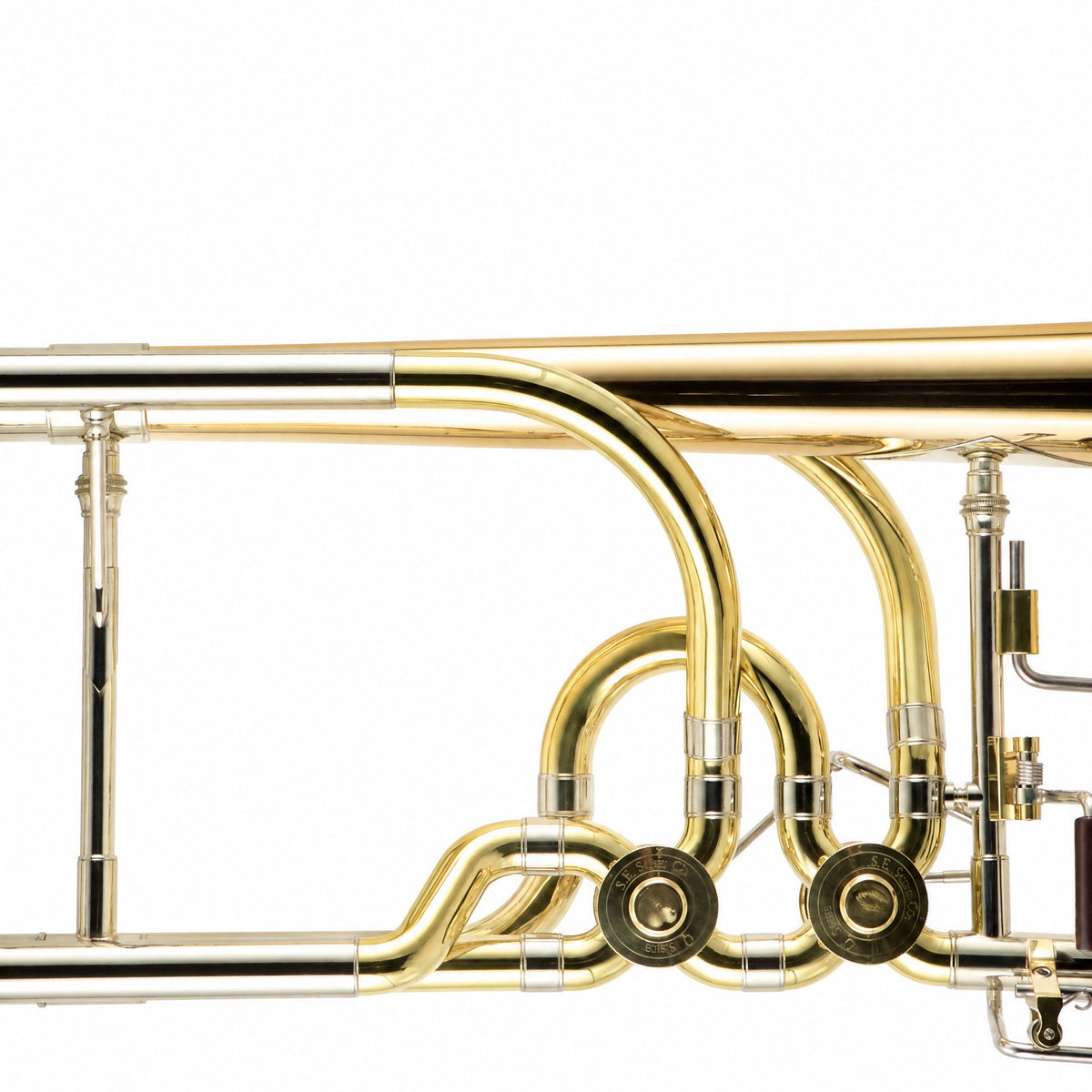 S.E. Shires Q39GR Q-Series Contrabass Trombone with Gold Brass Bell, Rotax Valves