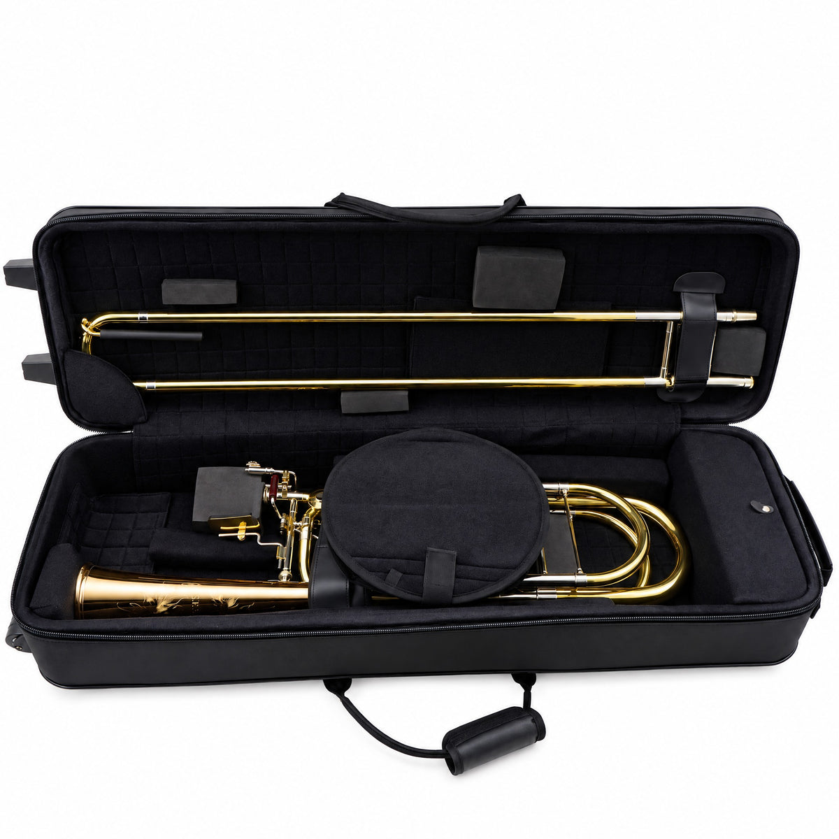 S.E. Shires Q39GR Q-Series Contrabass Trombone with Gold Brass Bell, Rotax Valves