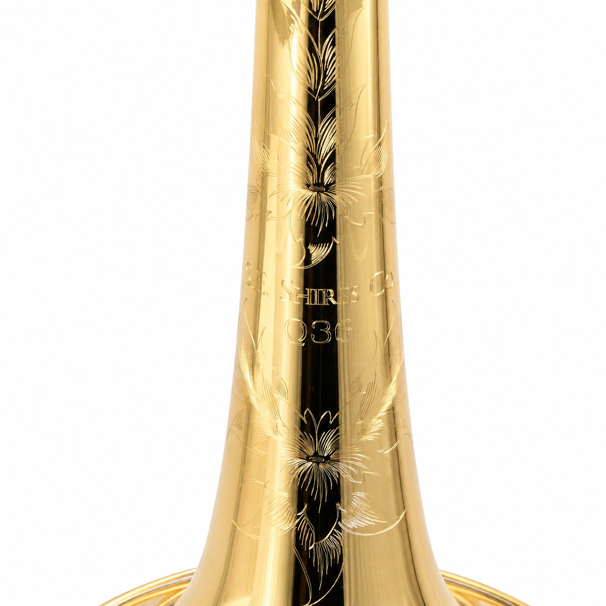 S.E. Shires Q36GR Q-Series Bass Trombone with Gold Brass Bell, Rotary Valves