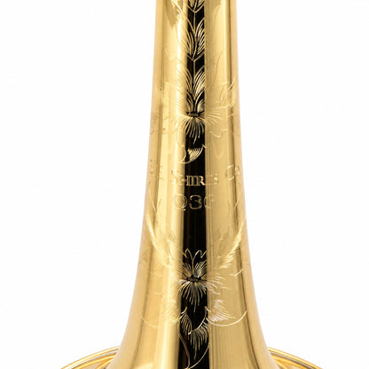 S.E. Shires Q36GR Q-Series Bass Trombone with Gold Brass Bell, Rotary Valves