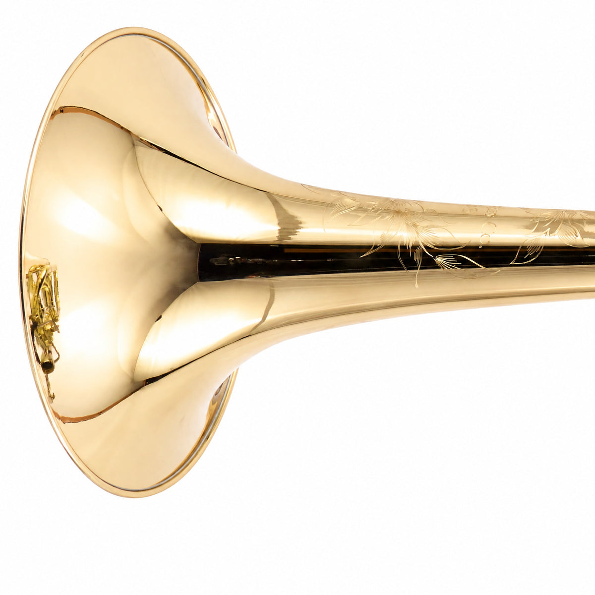 S.E. Shires Q36GR Q-Series Bass Trombone with Gold Brass Bell, Rotary Valves