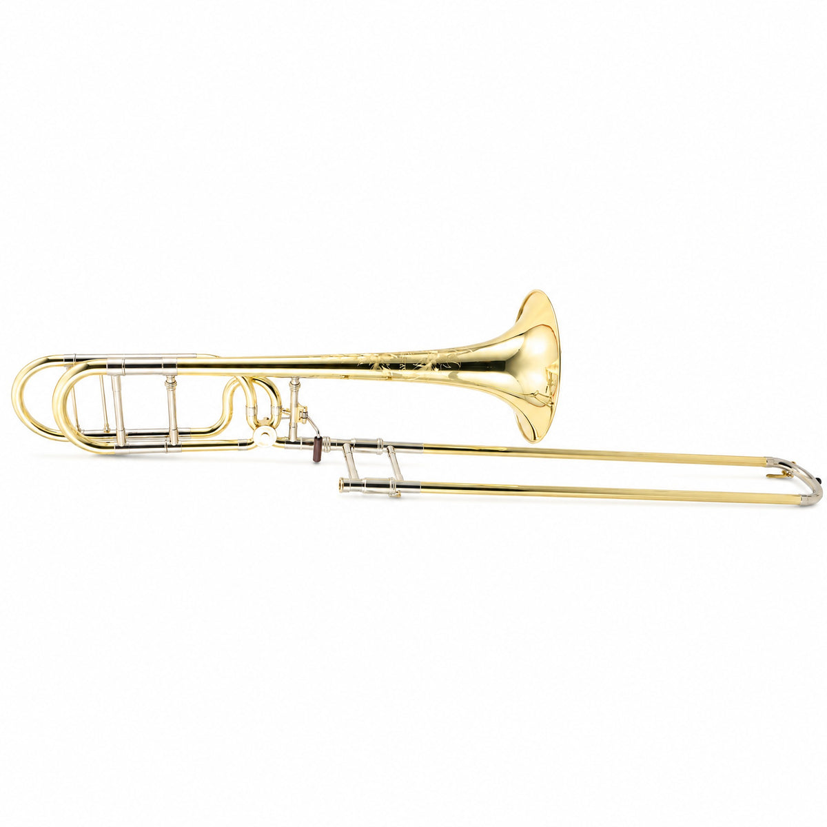 S.E. Shires Q30YR Q-Series Tenor Trombone with Yellow Brass Bell, Rotary Valve