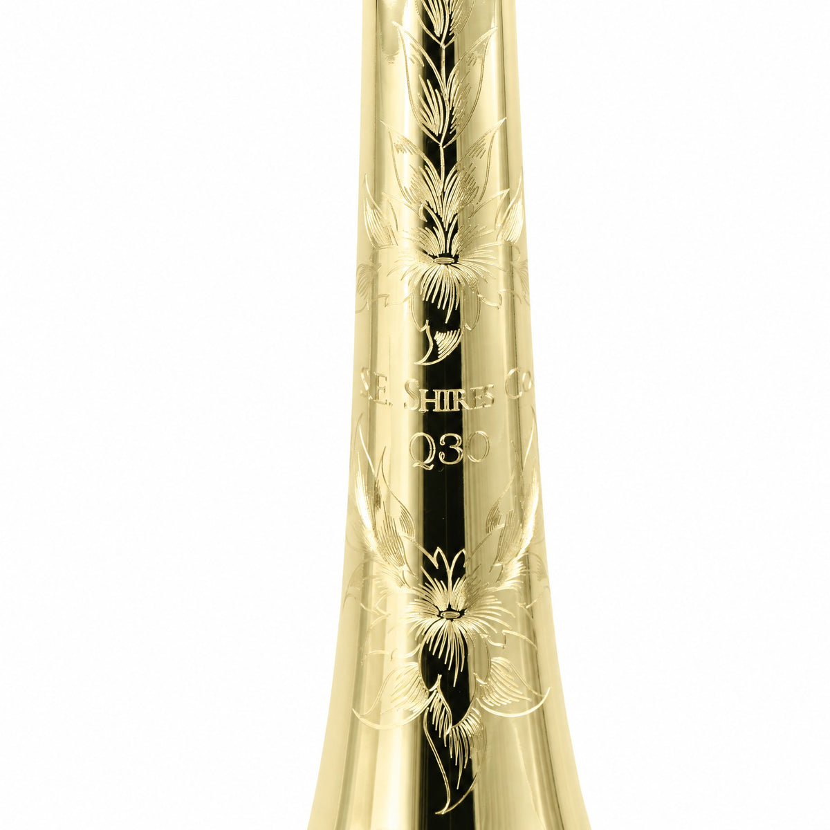 S.E. Shires Q30YR Q-Series Tenor Trombone with Yellow Brass Bell, Rotary Valve