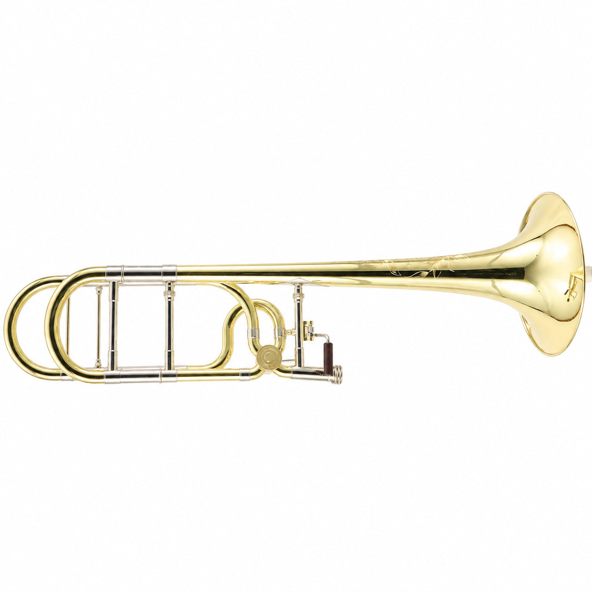 S.E. Shires Q30YR Q-Series Tenor Trombone with Yellow Brass Bell, Rotary Valve