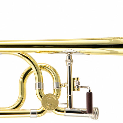 S.E. Shires Q30YR Q-Series Tenor Trombone with Yellow Brass Bell, Rotary Valve