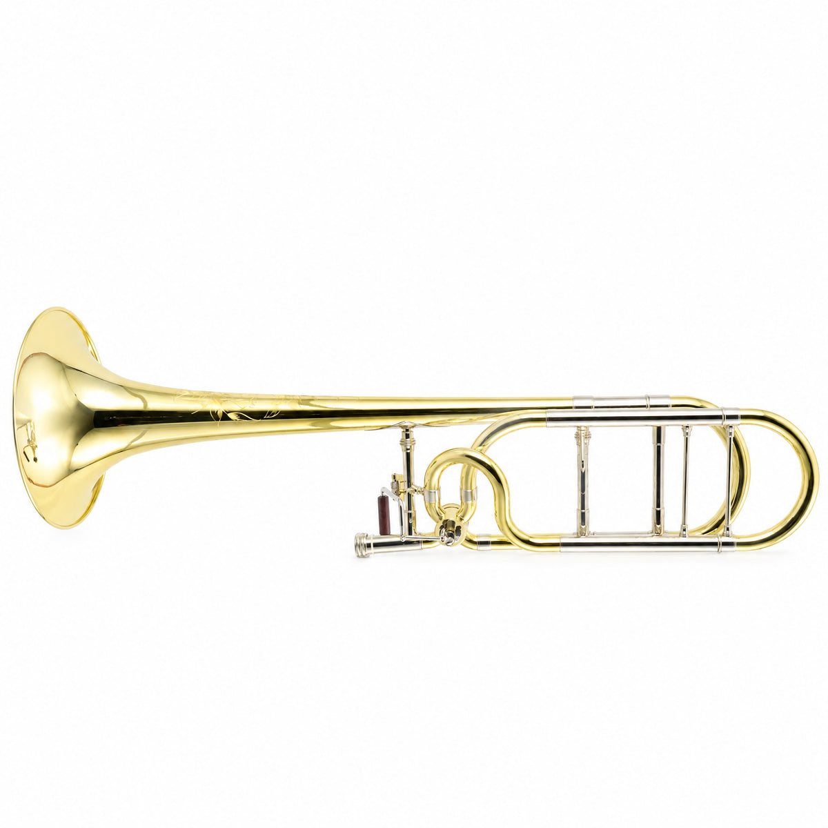 S.E. Shires Q30YR Q-Series Tenor Trombone with Yellow Brass Bell, Rotary Valve