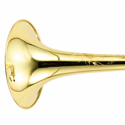 S.E. Shires Q30YR Q-Series Tenor Trombone with Yellow Brass Bell, Rotary Valve