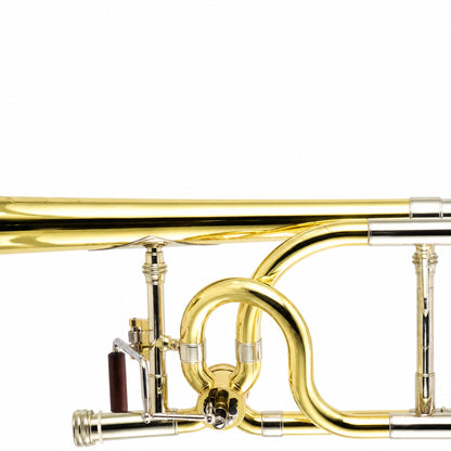 S.E. Shires Q30YR Q-Series Tenor Trombone with Yellow Brass Bell, Rotary Valve