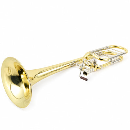 S.E. Shires Q30YR Q-Series Tenor Trombone with Yellow Brass Bell, Rotary Valve
