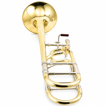 S.E. Shires Q30YR Q-Series Tenor Trombone with Yellow Brass Bell, Rotary Valve