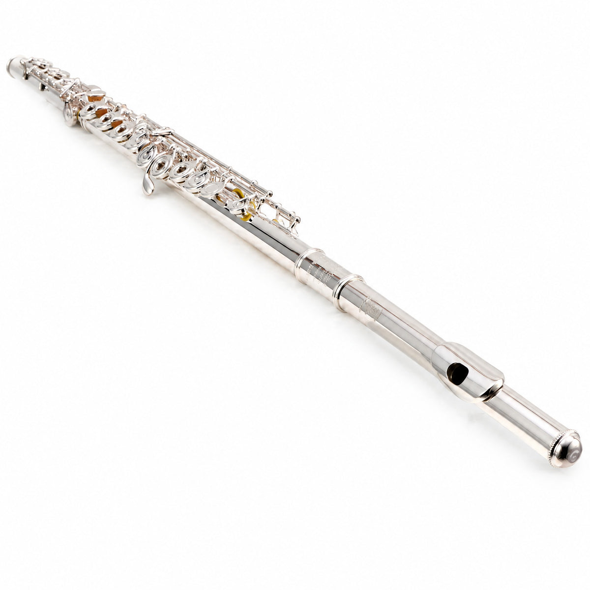 William S. Haynes AF680SE-BO C# 'Amadeus' Flute in Silver Plate