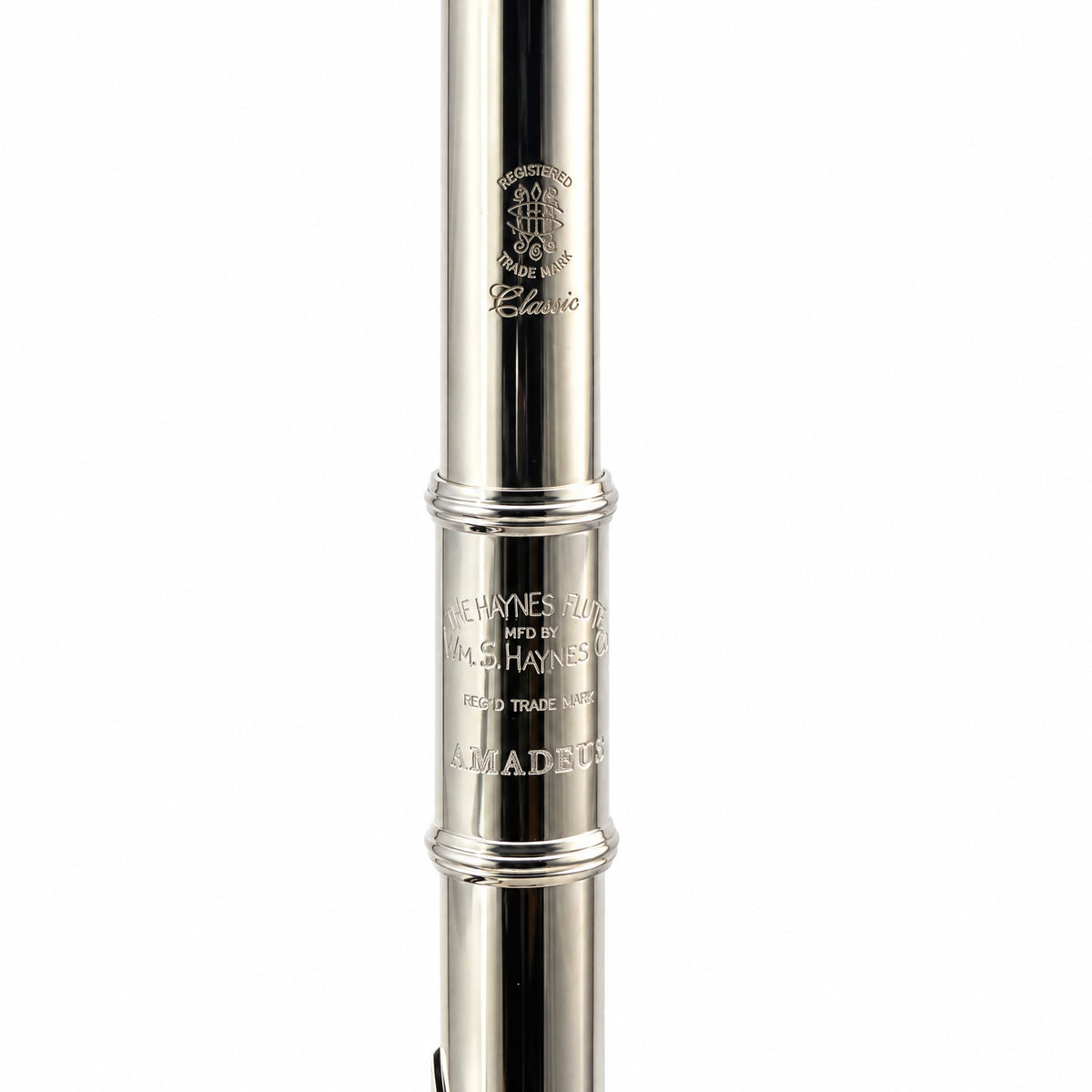 William S. Haynes AF680-BO 'Amadeus' Concert Flute in Silver Plate