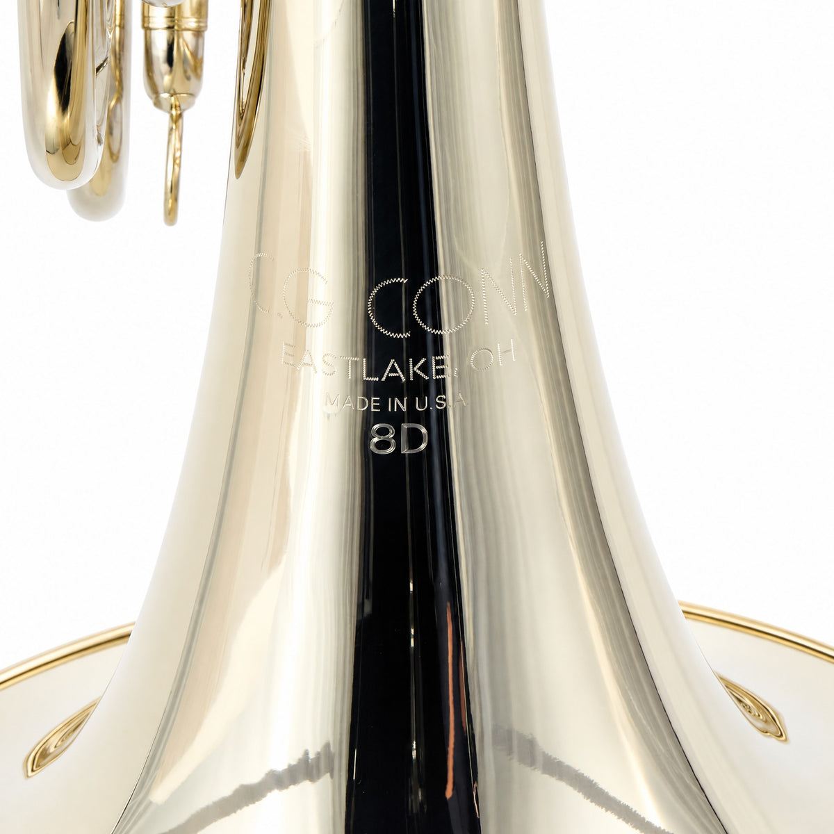 C.G. Conn 8D Professional F/Bb Double French Horn in Clear Lacquer