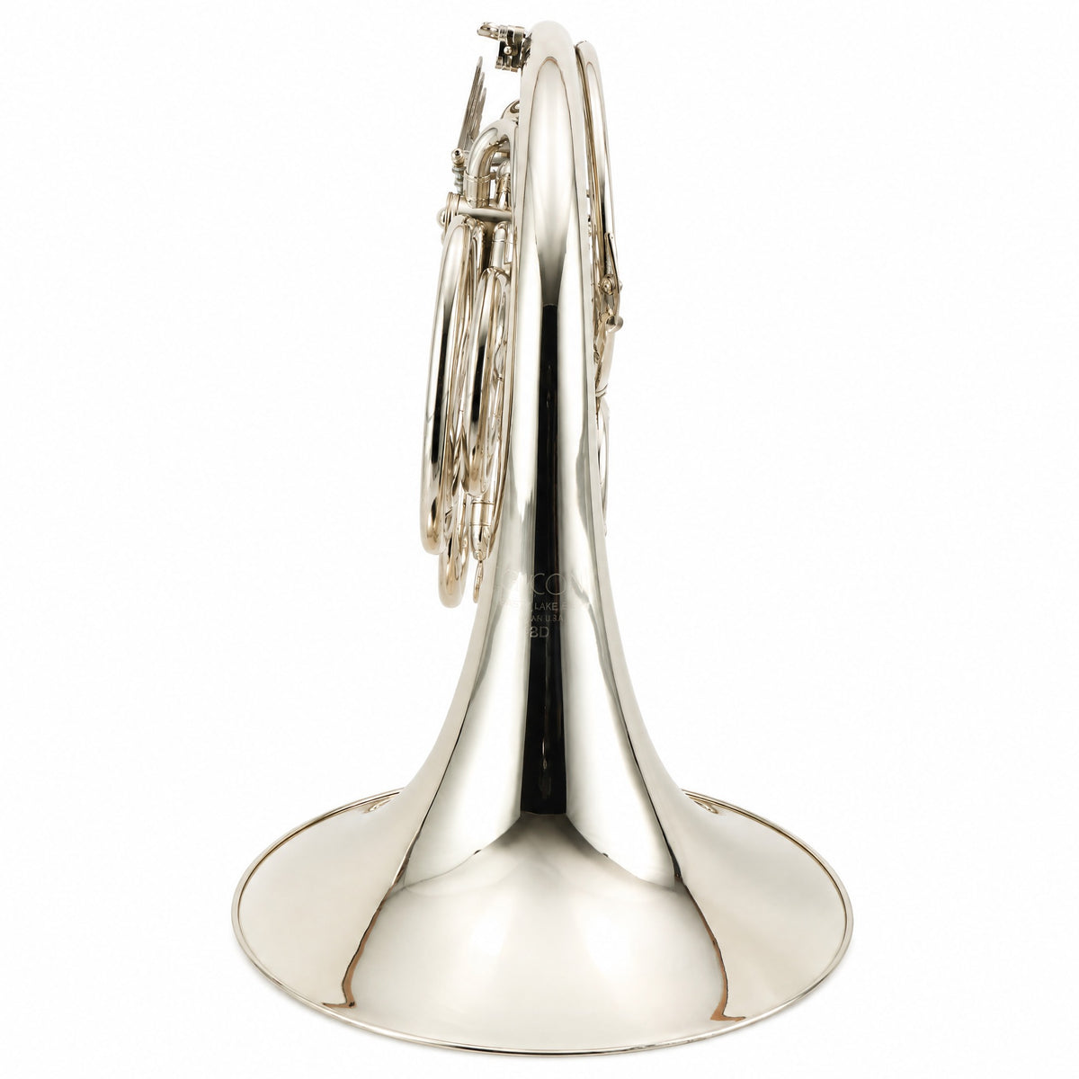 C.G. Conn 8D Professional F/Bb Double French Horn in Clear Lacquer