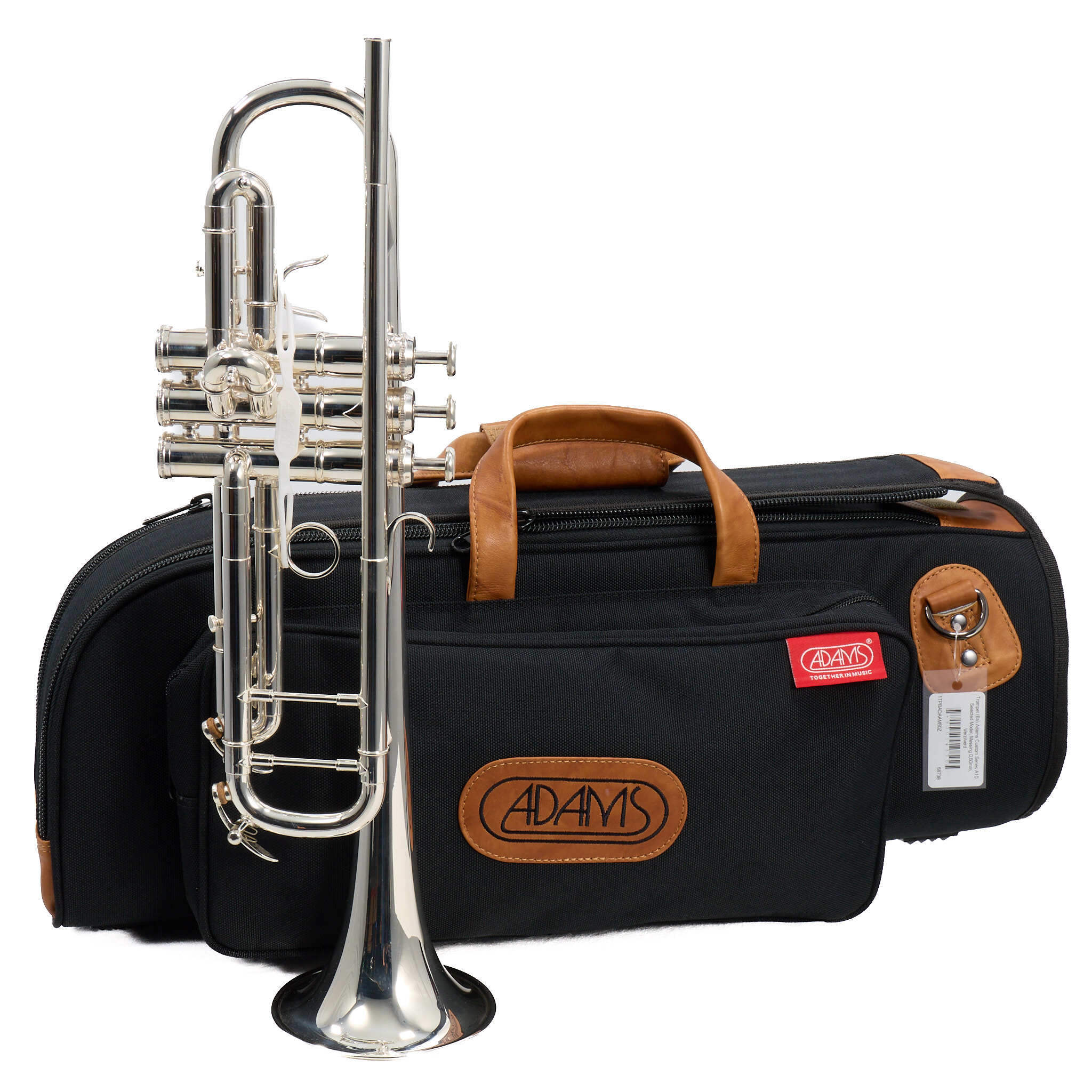 Adams A10 Custom Series Bb Trumpet in Silver Plate