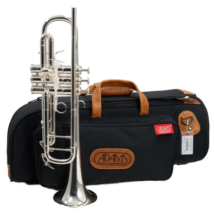 Adams A10 Custom Series Bb Trumpet in Silver Plate