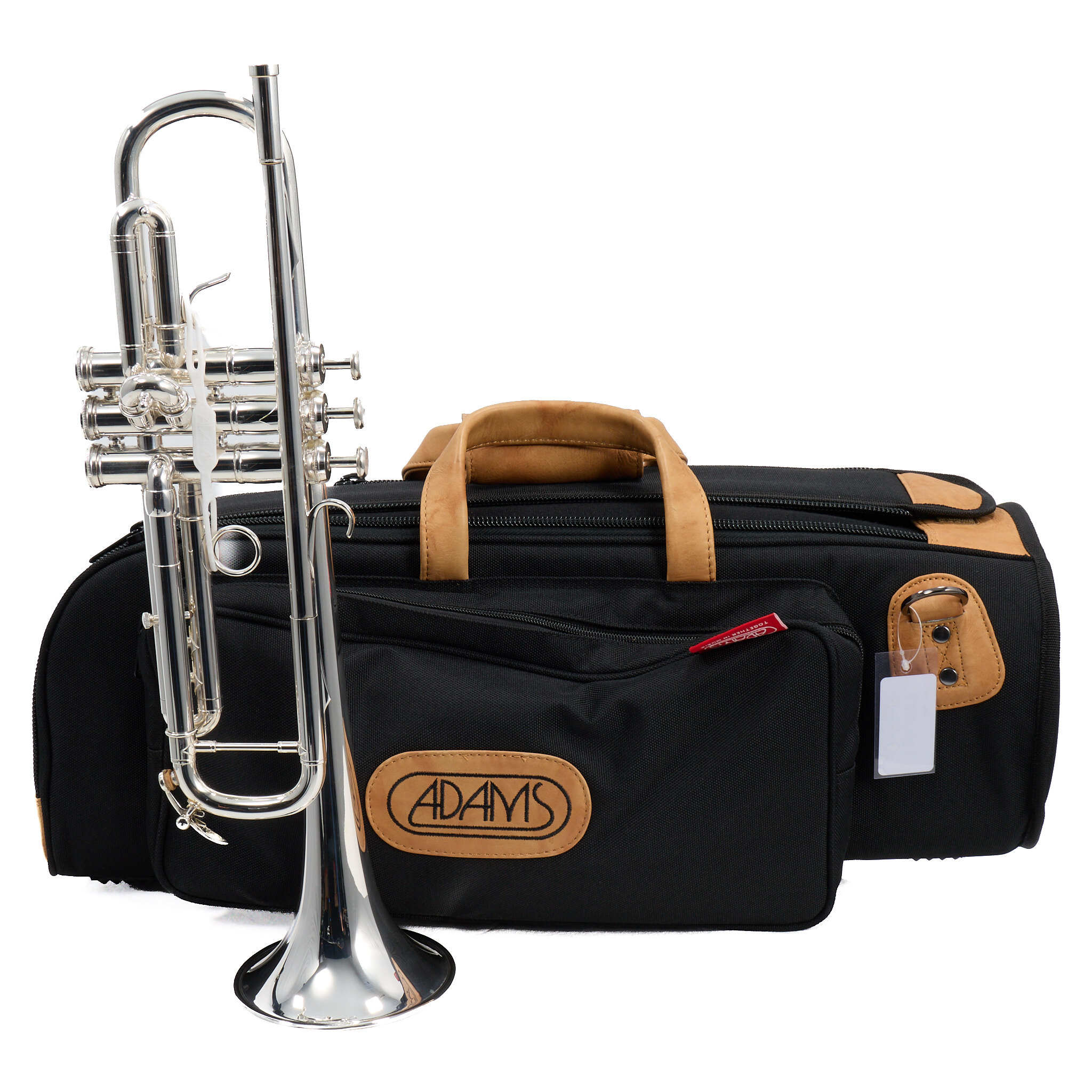 Adams A3 Custom Series Professional Bb Trumpet in Silver Plate