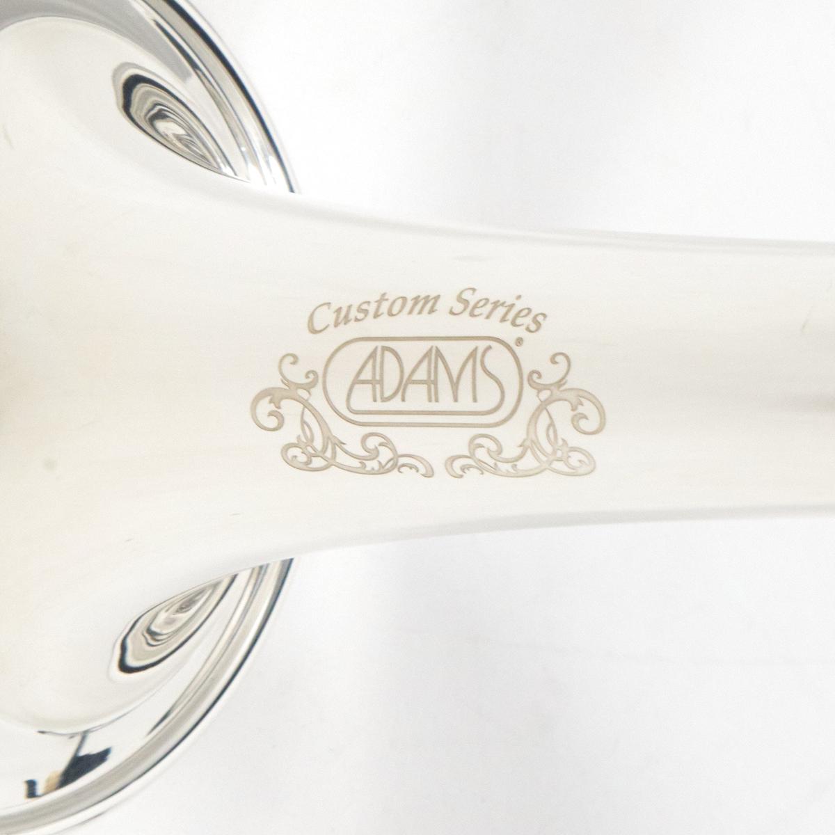 Adams Model A10 Custom Series Bb Trumpet in Silver Plate